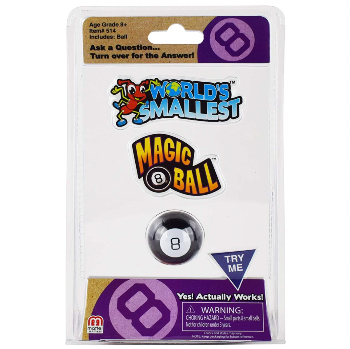 World's Smallest Magic 8 Ball