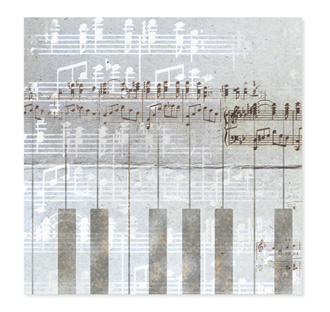 Up With Paper 3D Pop-Up Greeting Card – Baby Grand Piano