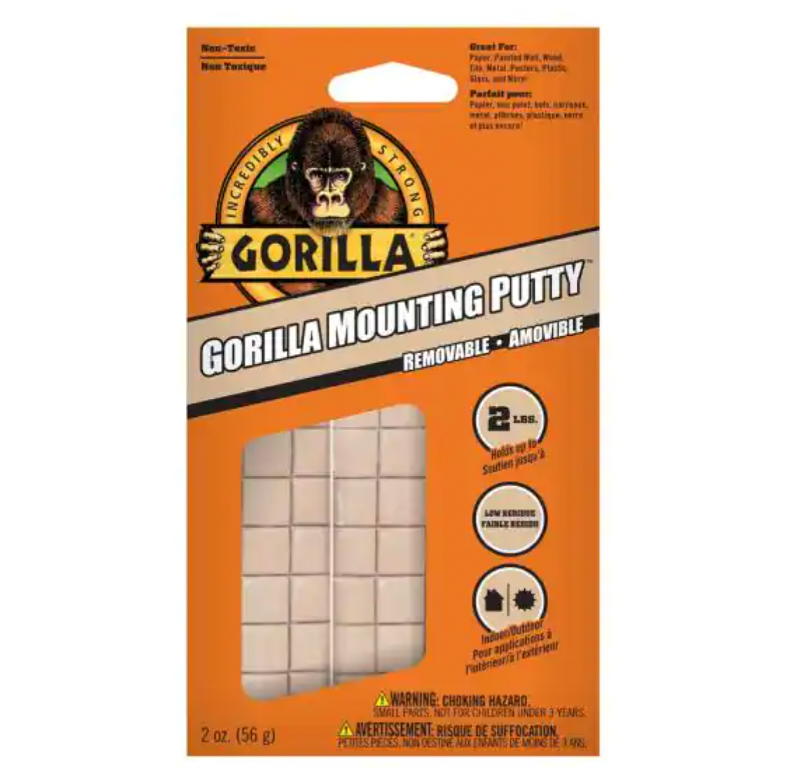 Gorilla Mounting Putty – 2oz