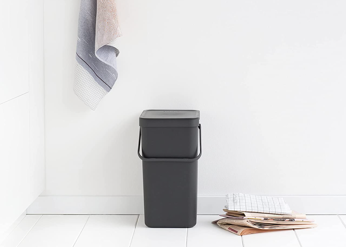 Brabantia Sort And Go Waste Bin – 4.2gal. – Gray - LOCAL UPPER EAST SIDE DELIVERY ONLY