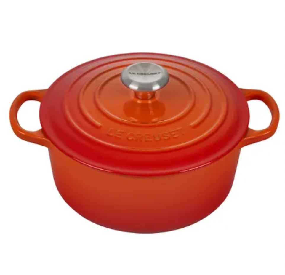 Le Creuset Round Dutch Oven – 4.5 QT – Flame