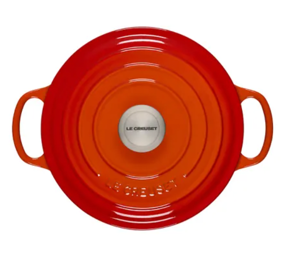 Le Creuset Round Dutch Oven – 4.5 QT – Flame