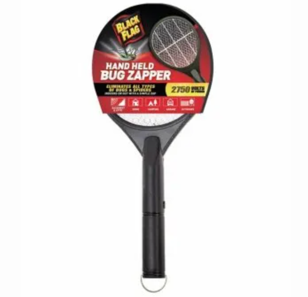 Handheld Bug Zapper Insect Killer | Racket Style Electric Fly Swatter