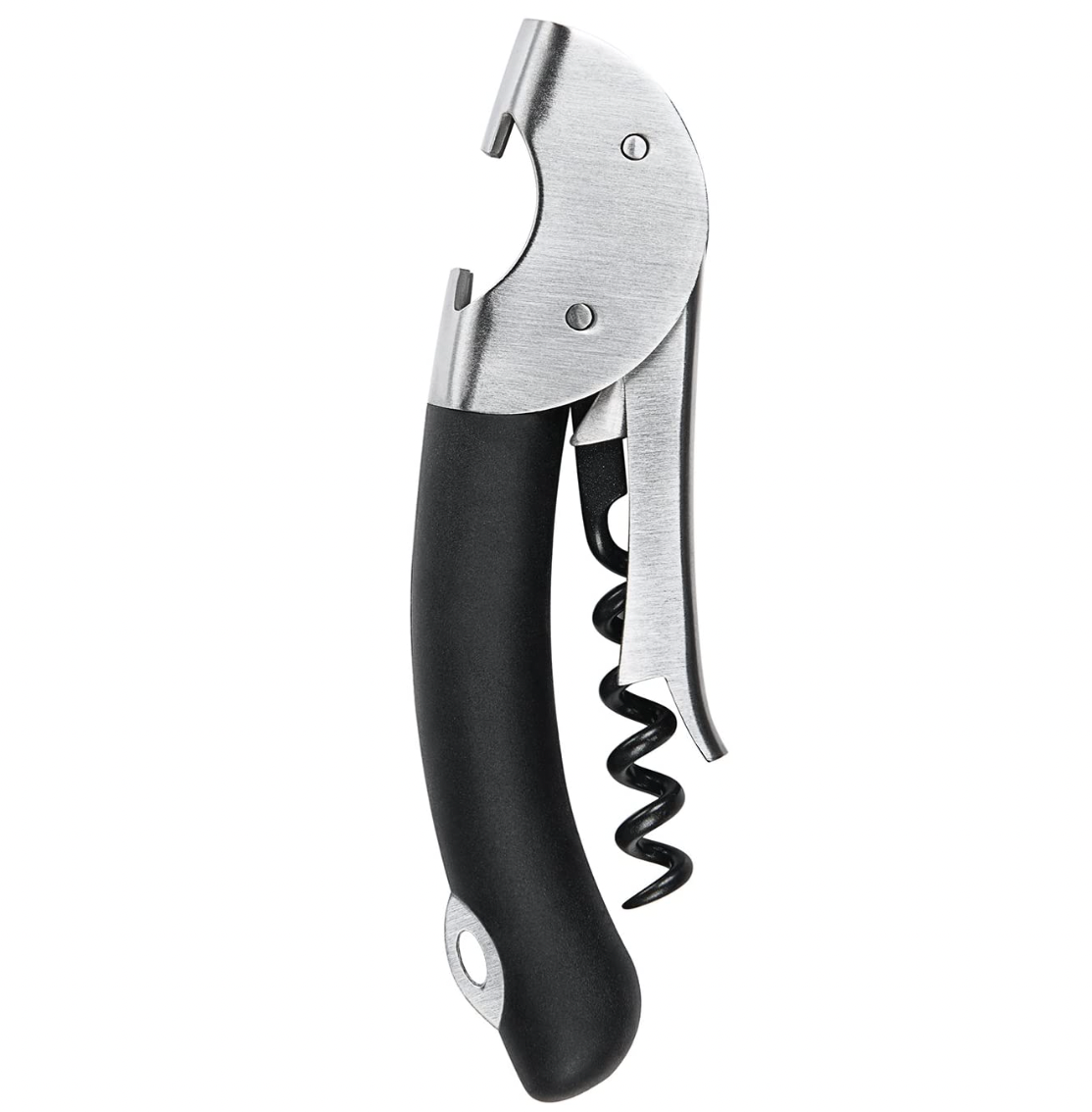OXO Steel Double Lever Waiter's Corkscrew