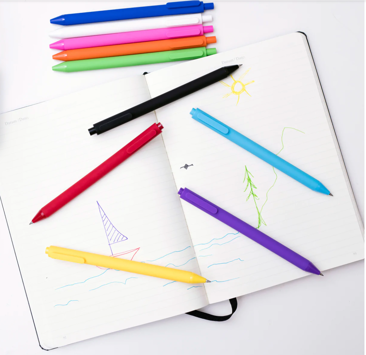 Kikkerland Gel Pens – Set of 8