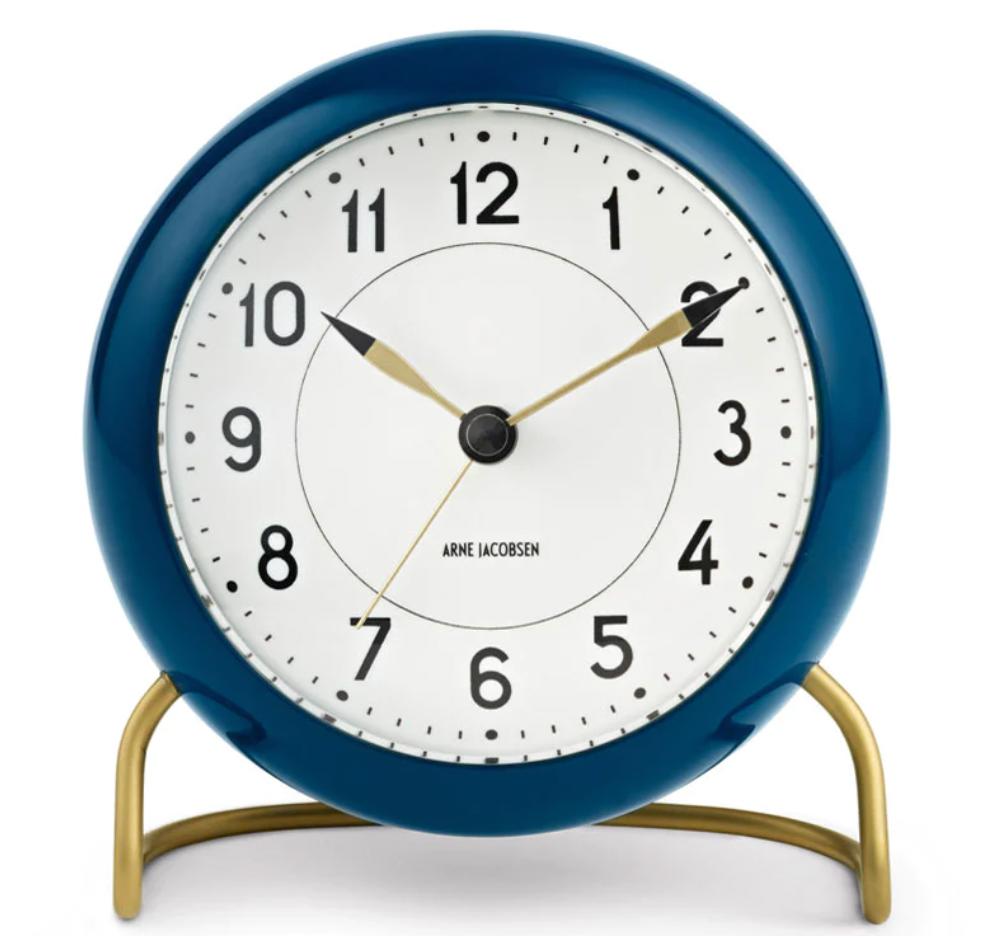 Station Alarm Clock - Petrol Blue