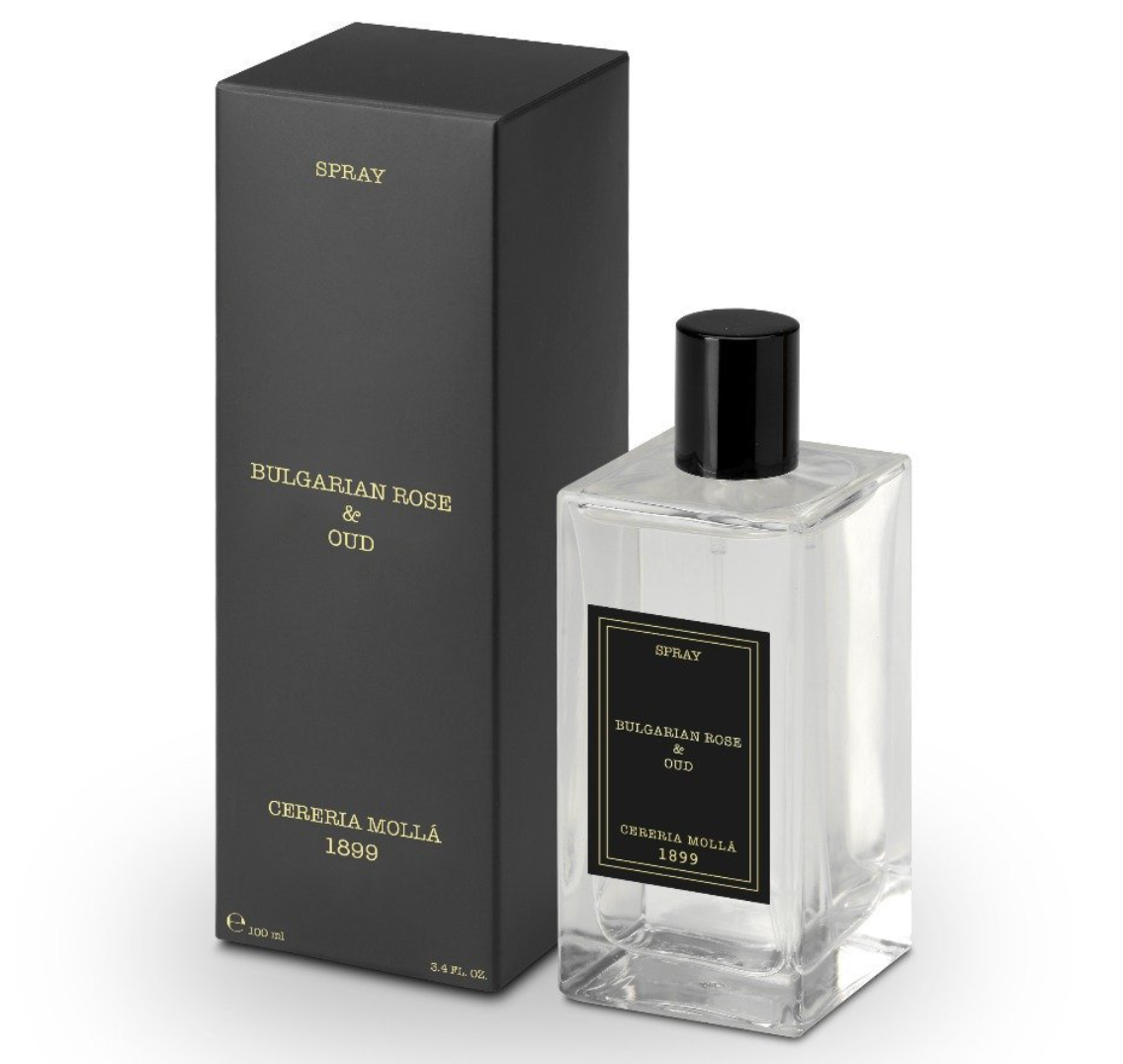 Cereria Molla - Bulgarian Rose & Oud Room Spray & Body Mist – 3.4oz