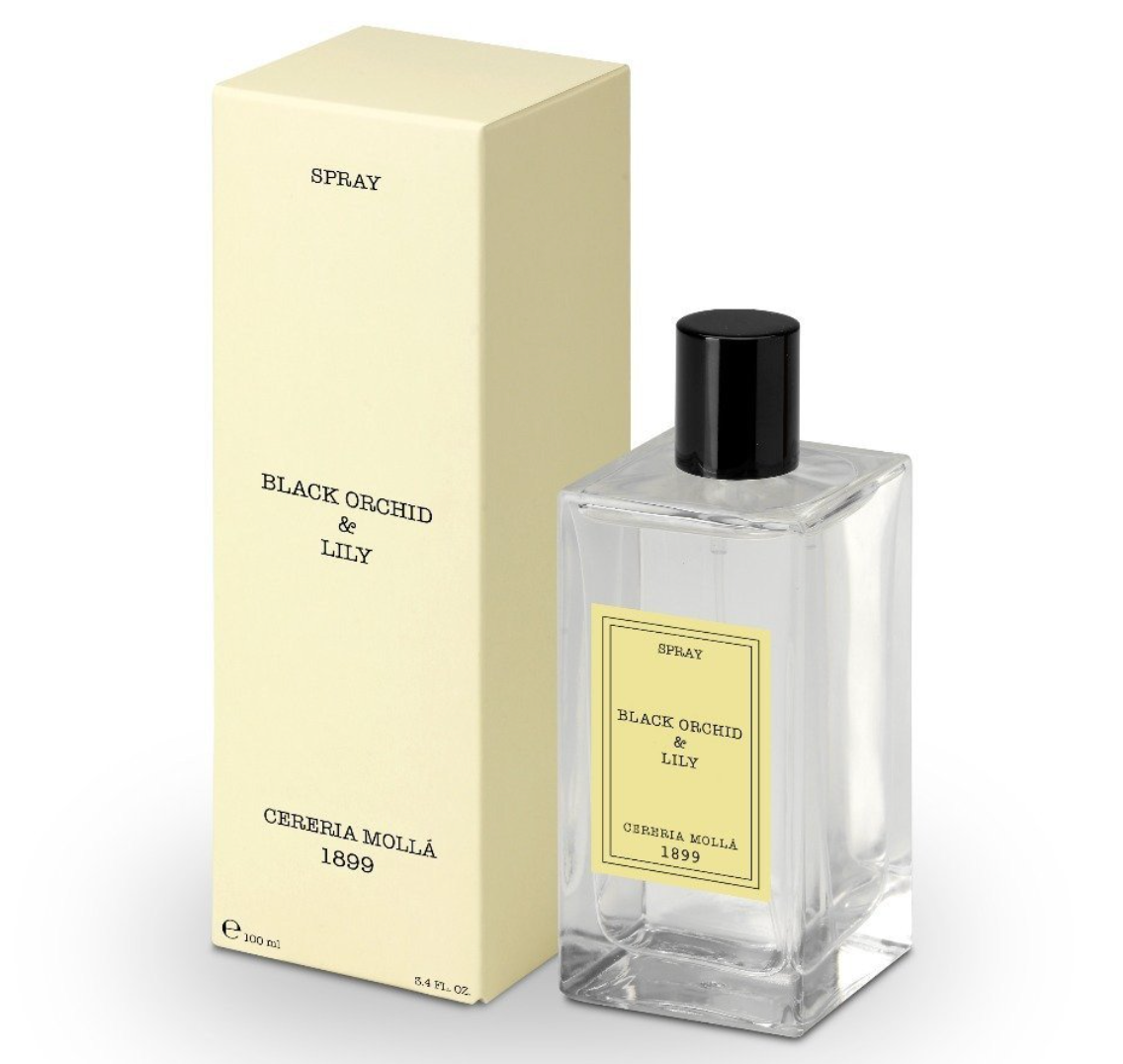 Cereria Molla - Black Orchid & Lily Room Spray & Body Mist – 3.4oz