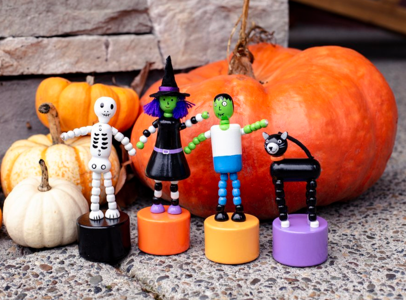 Spooky Friends Push Puppets – Assorted – Sold Individually