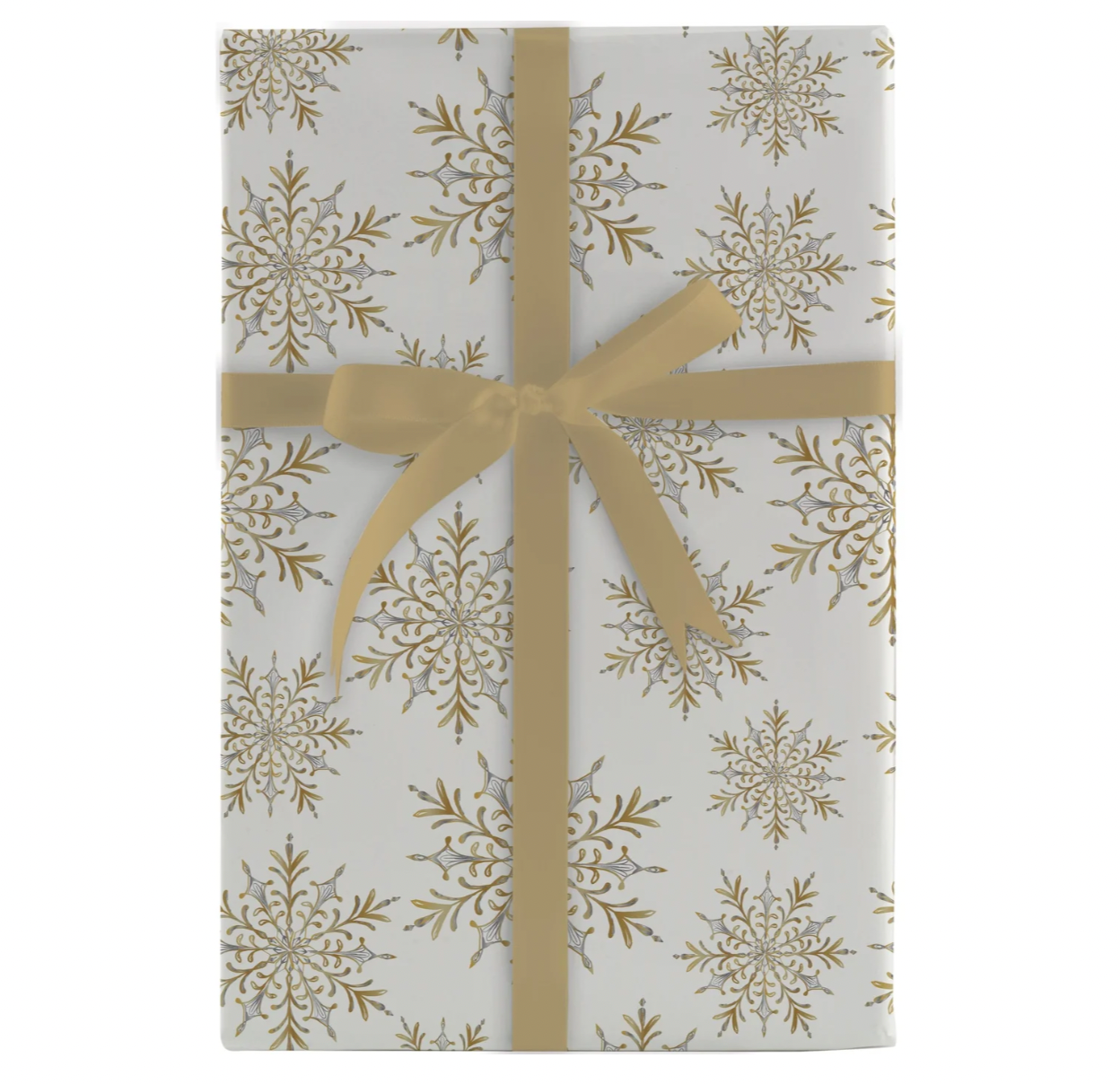 Lux Snowflake Gift Wrap Roll on High Quality Paper - 30" x 10' Roll – Local Delivery Only