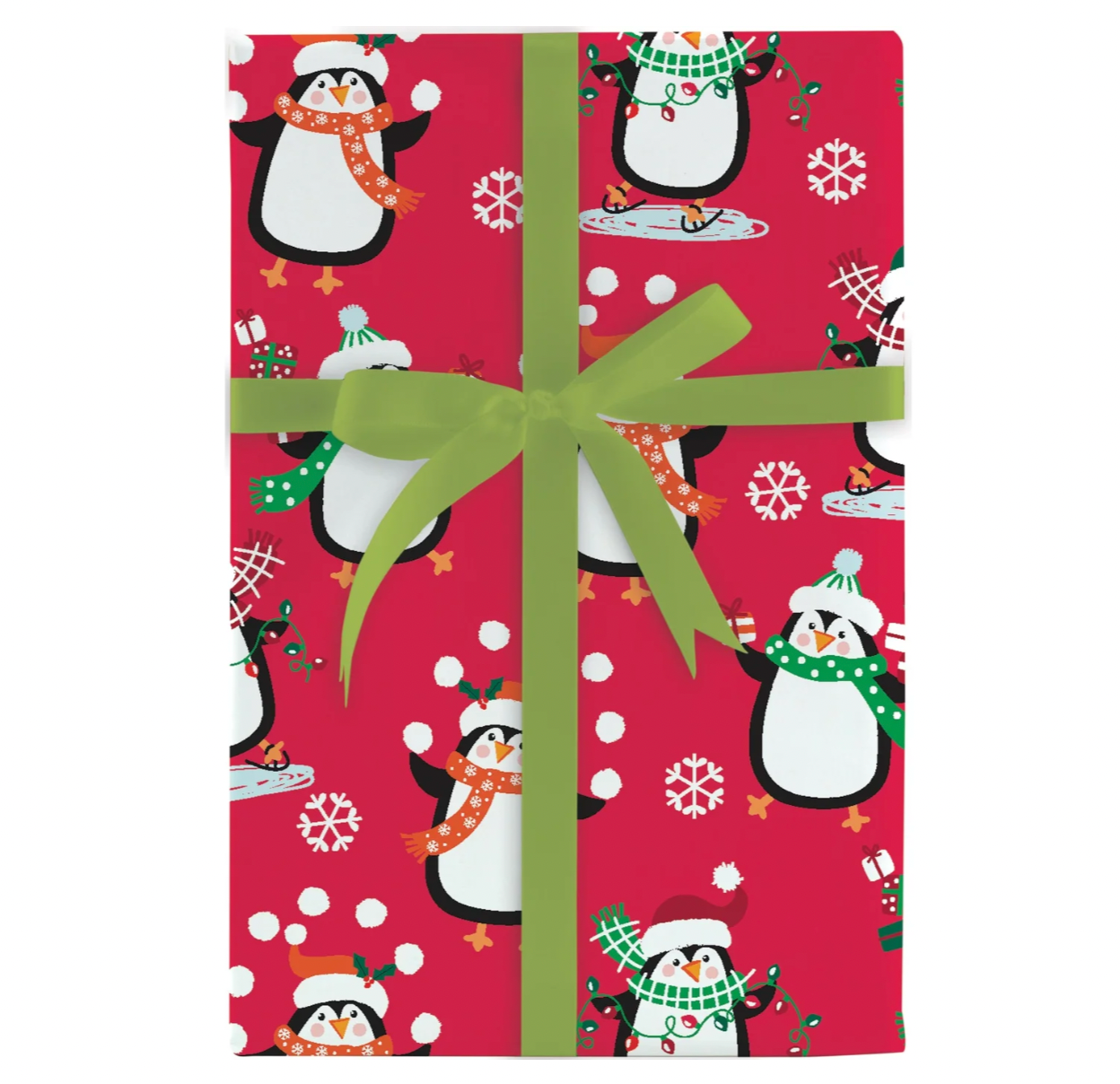 North Pole Characters Gift Wrap Roll on High Quality Paper - 30" x 10' Roll – Local Delivery Only