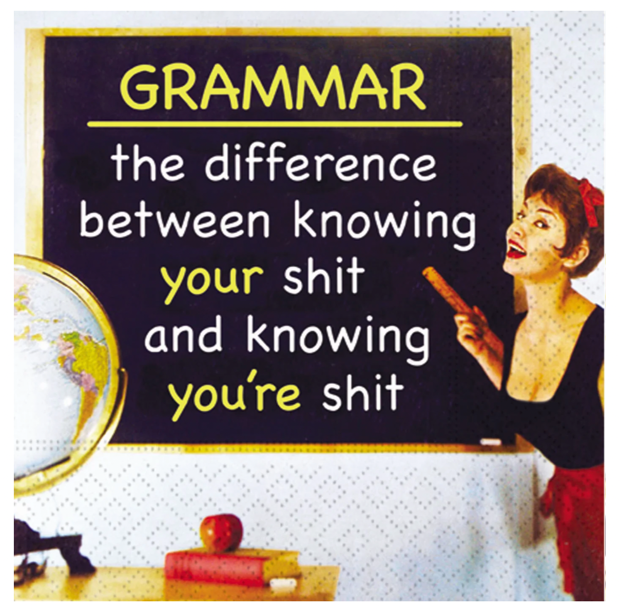 Design Design The Difference Beverage Napkin - 20pk