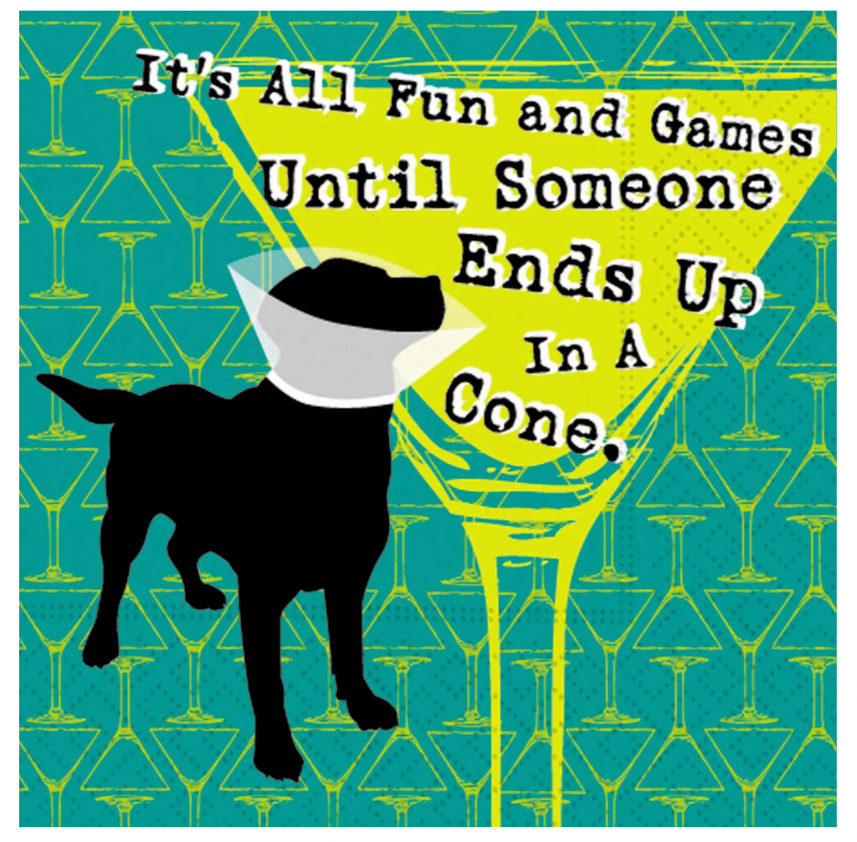 Design Design All Fun and Games Beverage Napkin - 20pk