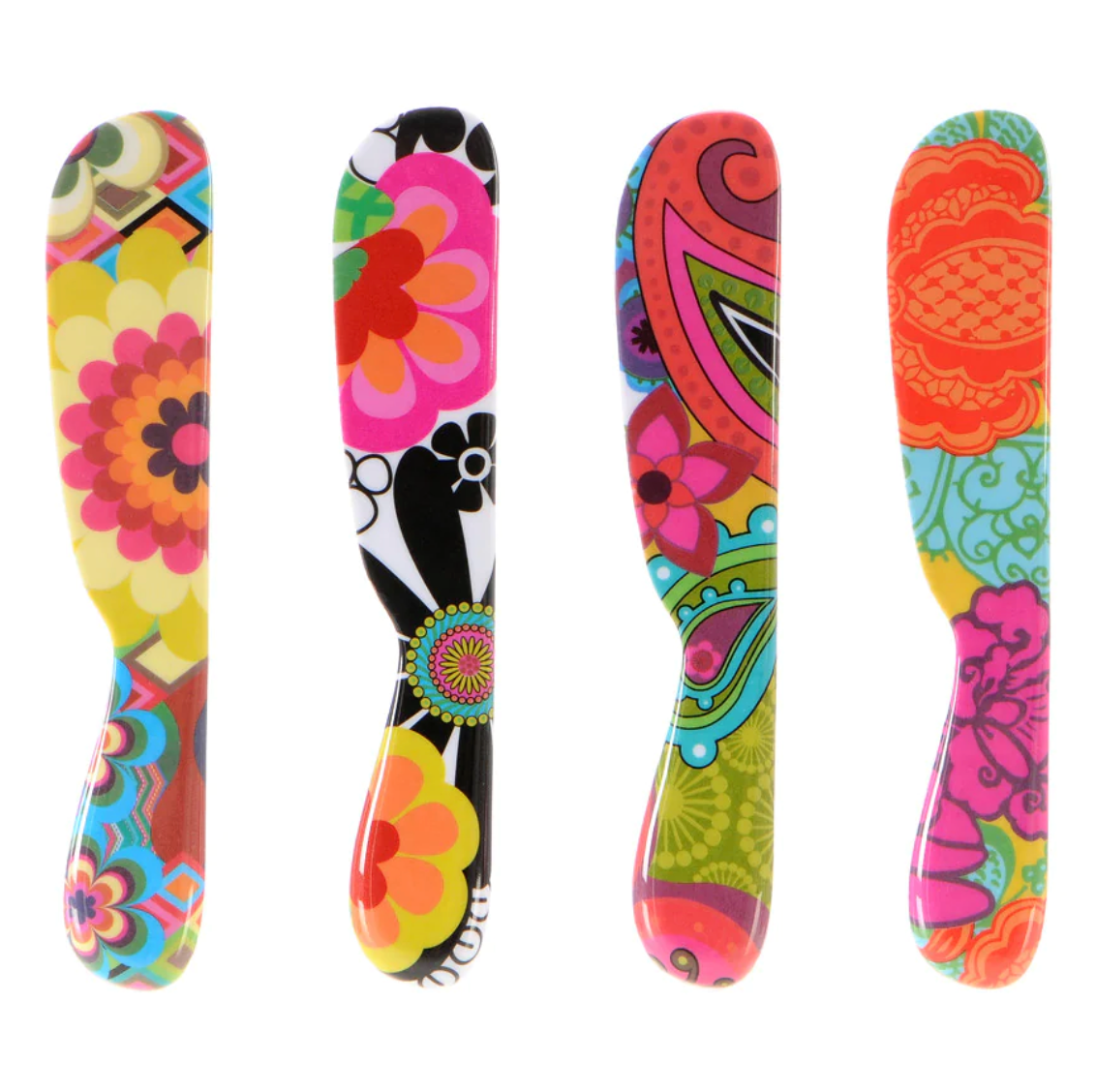 French Bull Floral Melamine Spreader - 6" – Assorted Patterns – SOLD INDIVIDUALLY