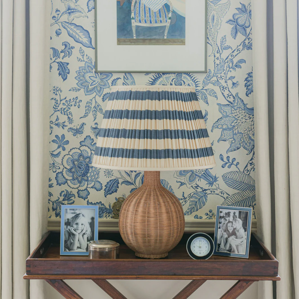 Addison Ross Enamel Alarm Clock – Black & Silver