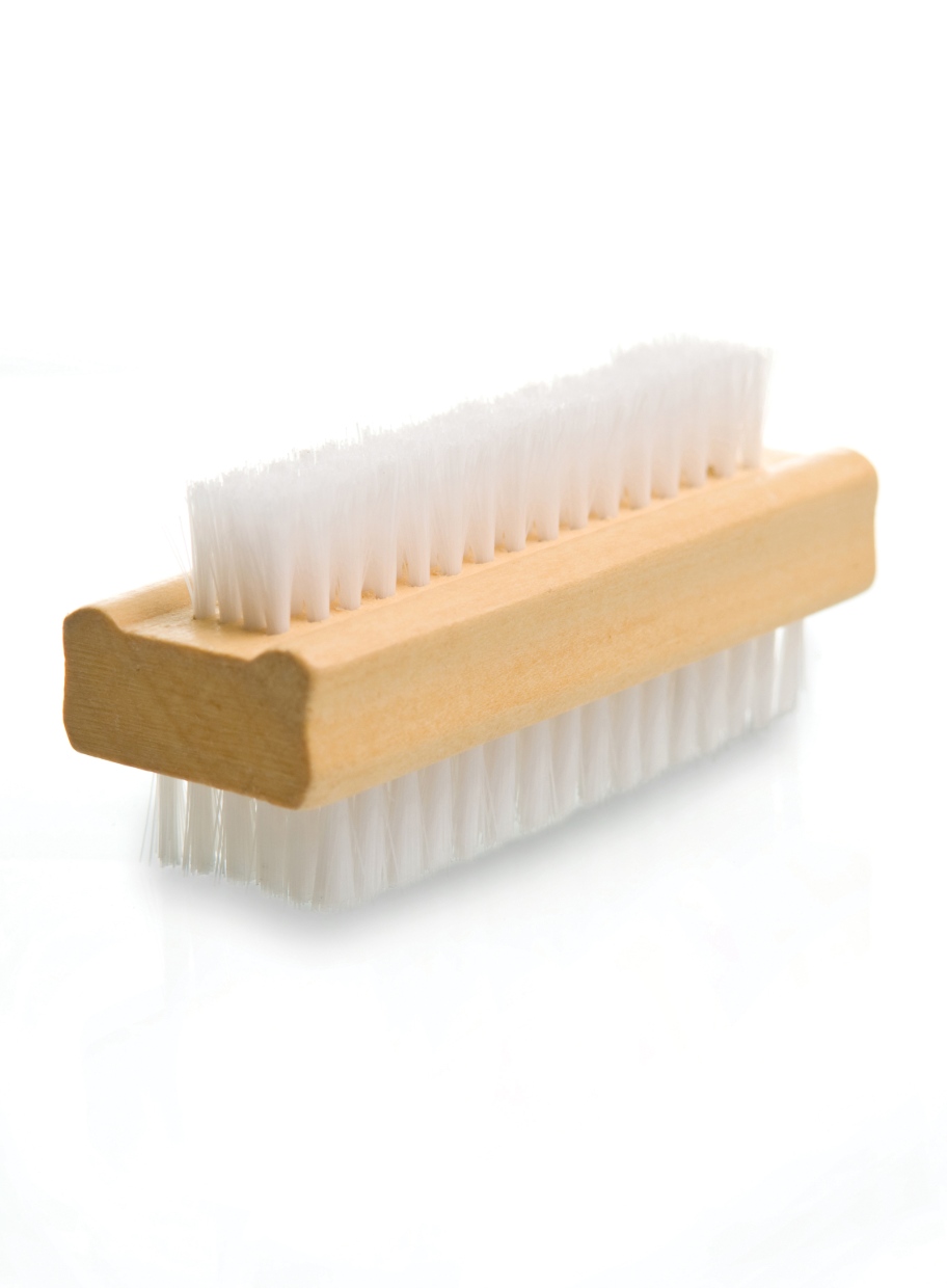Lola Wooded Handle Nylon Bristle Hand and Nail Brush