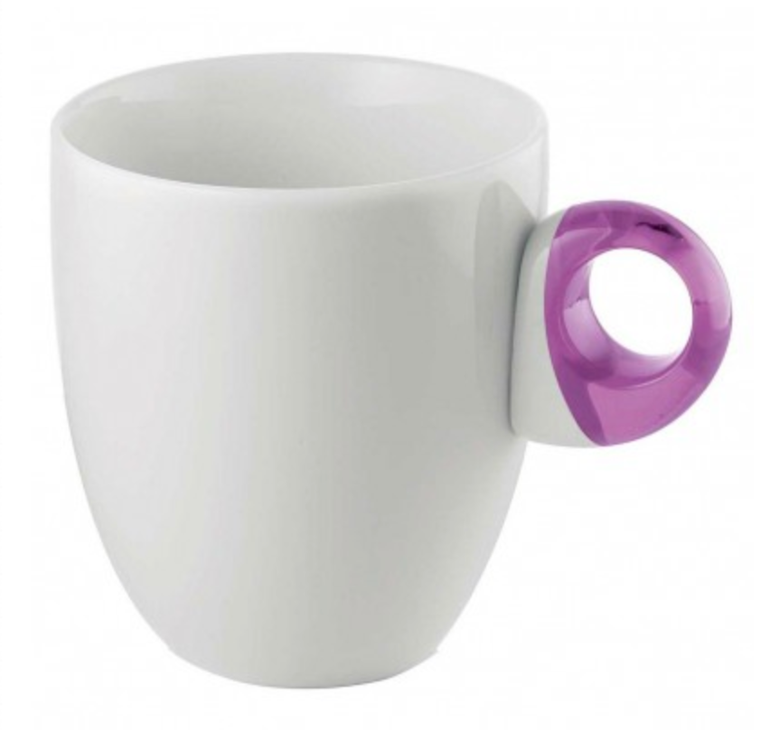 Guzzini Porcelain Feeling Mug – Violet