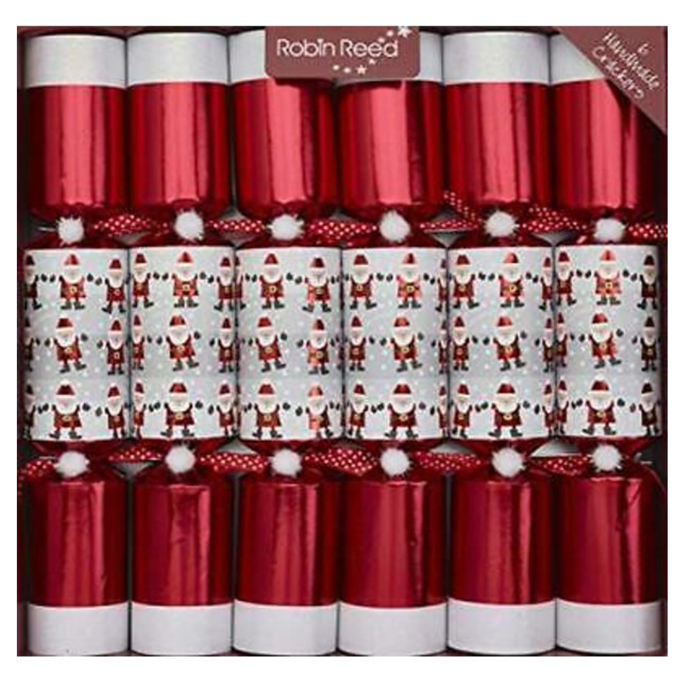 Robin Reed Racing Santa Christmas Party Crackers – 6 Pack