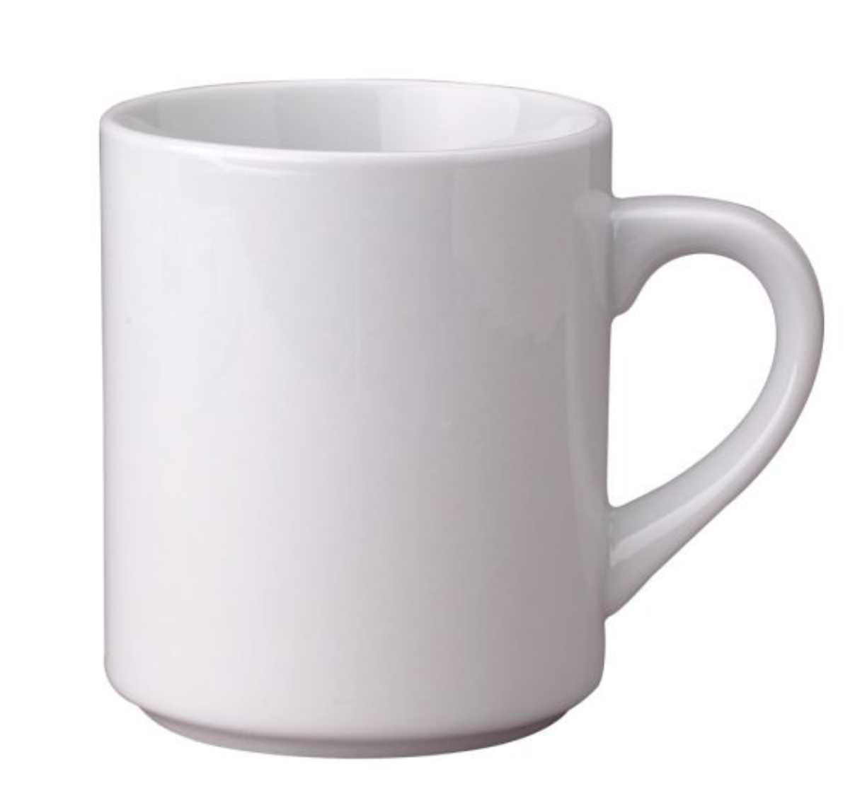 White Porcelain Mug – 10oz