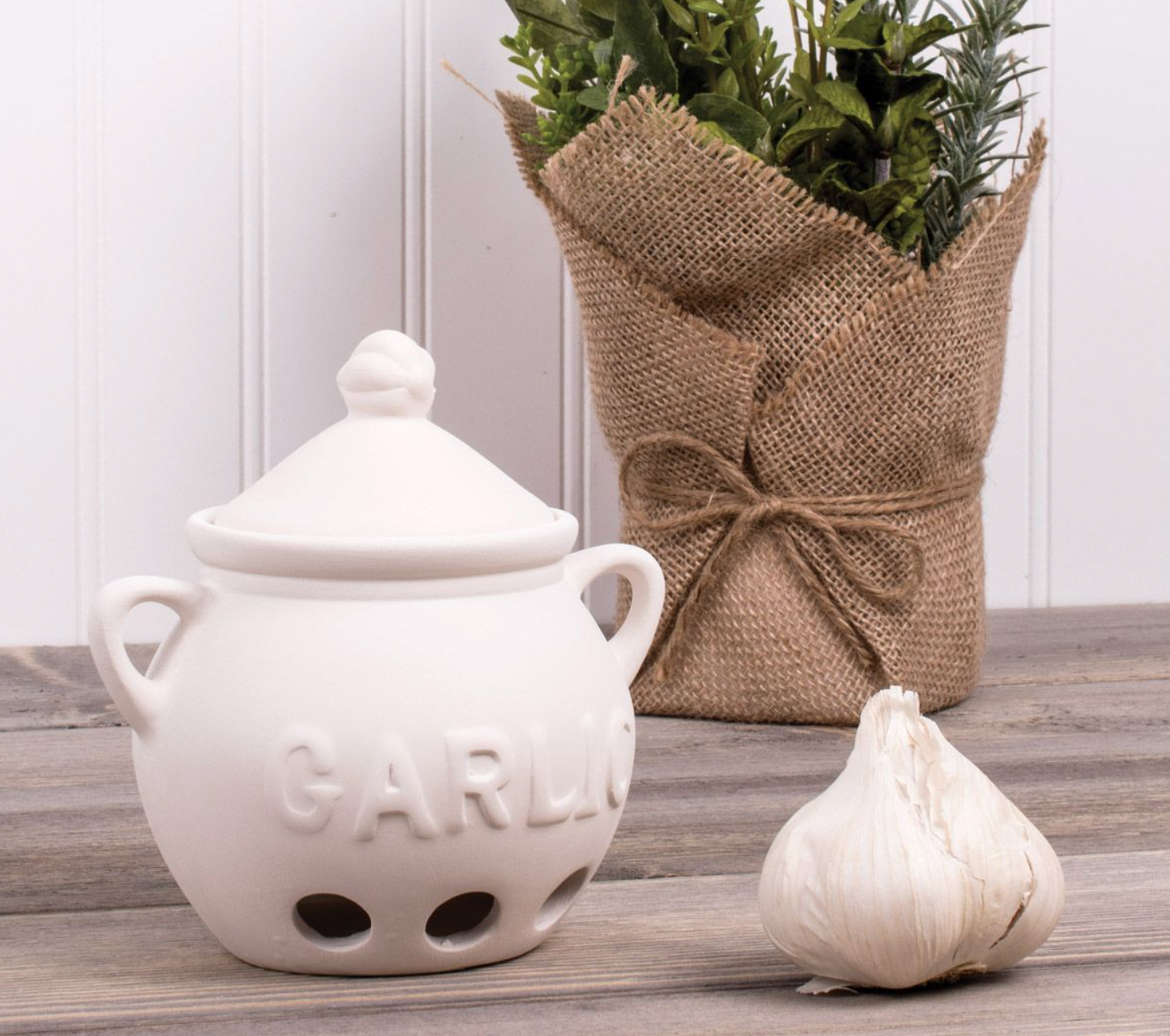 Ceramic Garlic Keeper