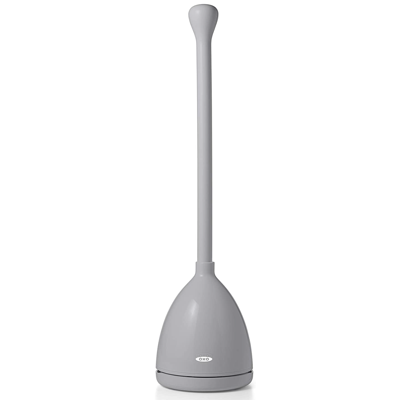 OXO Good Grips Toilet Plunger with Holder - Gray