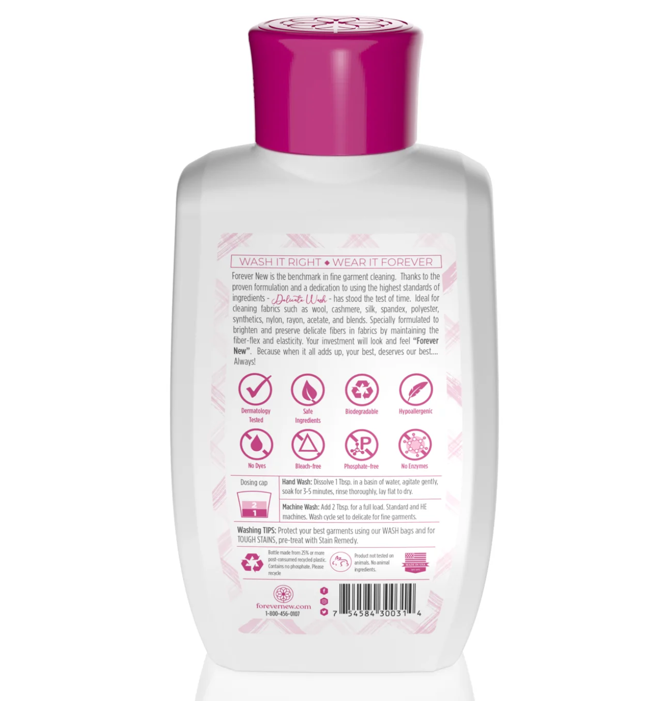 Forever New Delicate Liquid Detergent – Fragrance Free – 32oz.