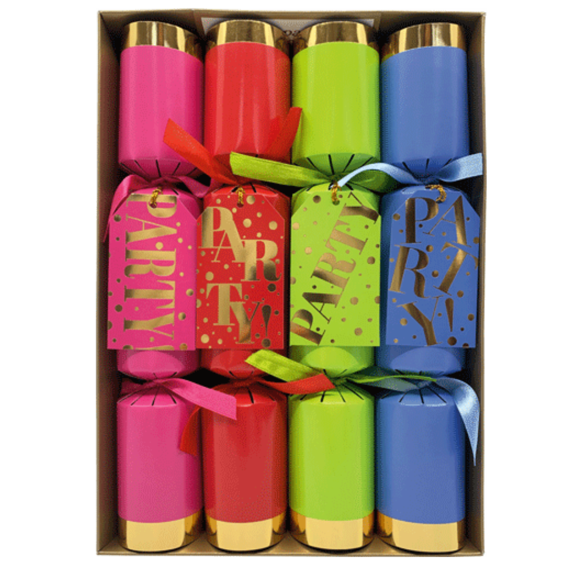 Caspari Party Celebration Crackers – 8 Pack