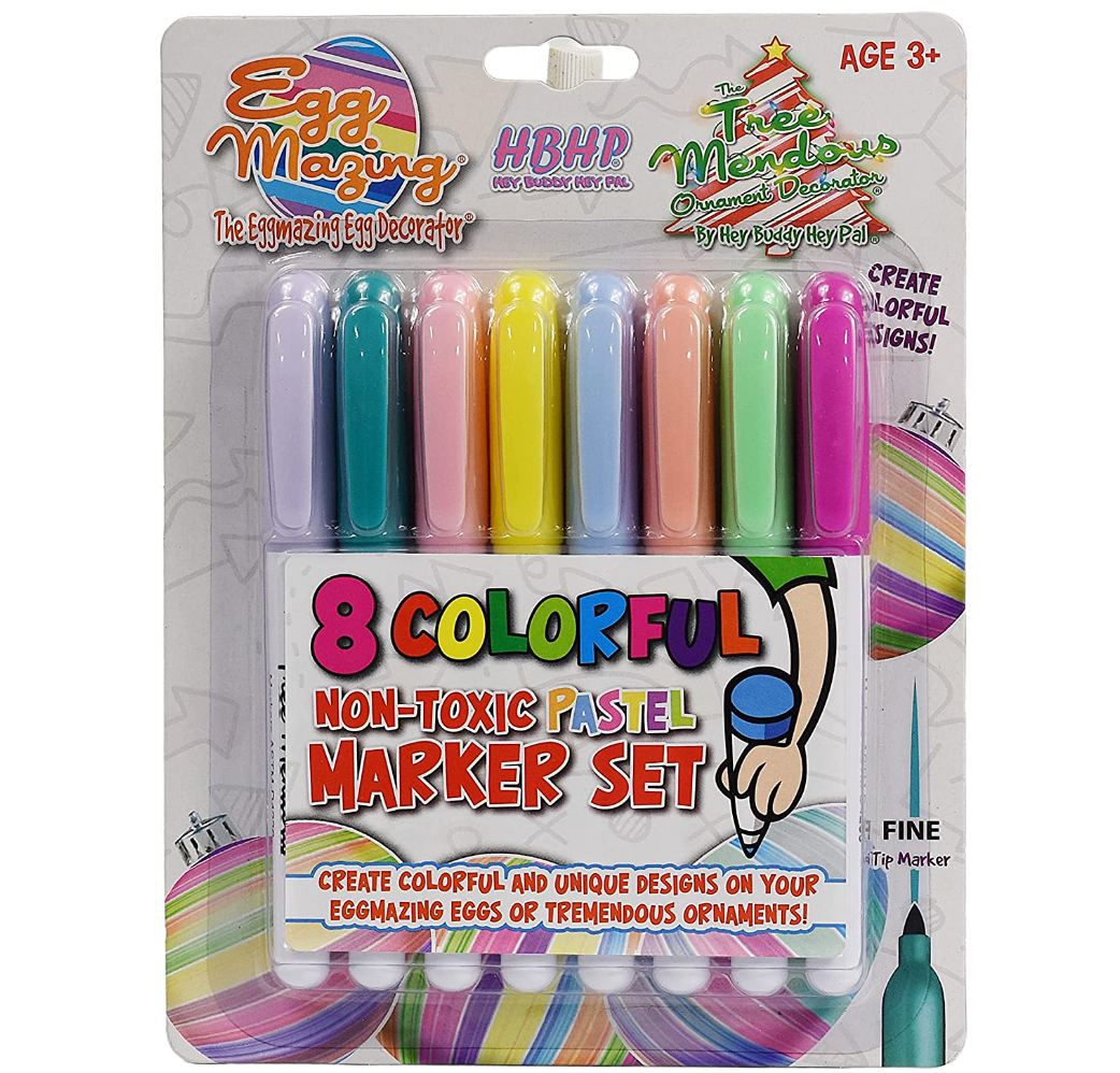 FABRIC MARKER FINE TIP PASTEL SET