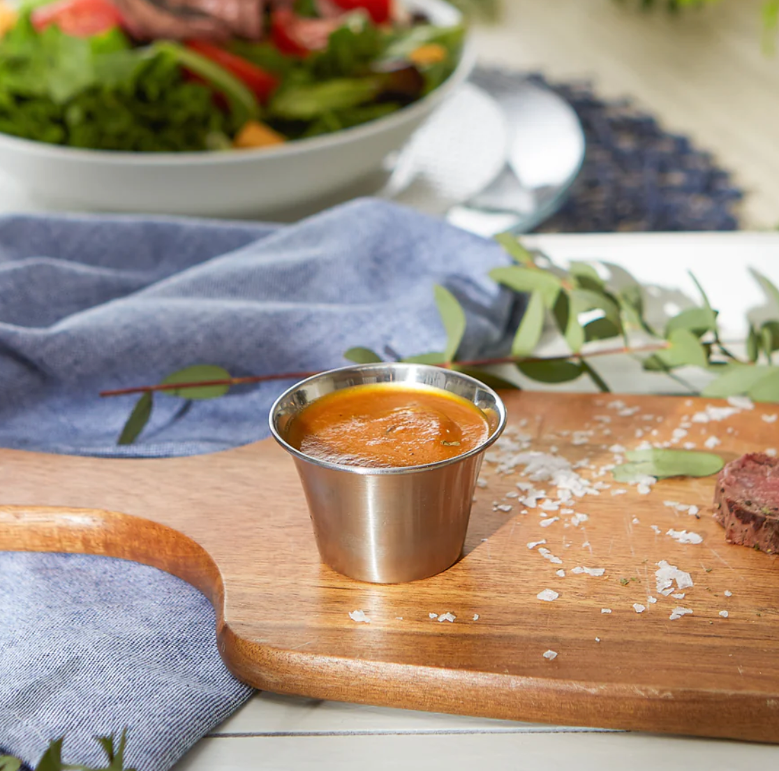 Stainless Steel Sauce Cup – 2oz