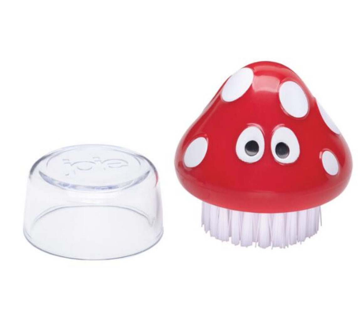 Joie Shroom Groom Mushroom Cleaning Brush – Assorted Colors – Sold Individually