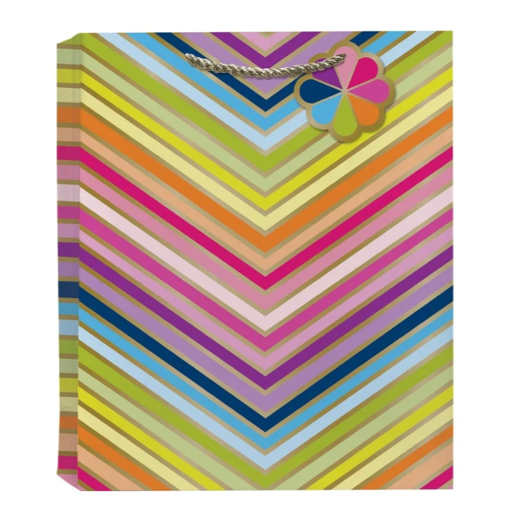 Razzle And Dazzle Pinwheels Large Gift Bag