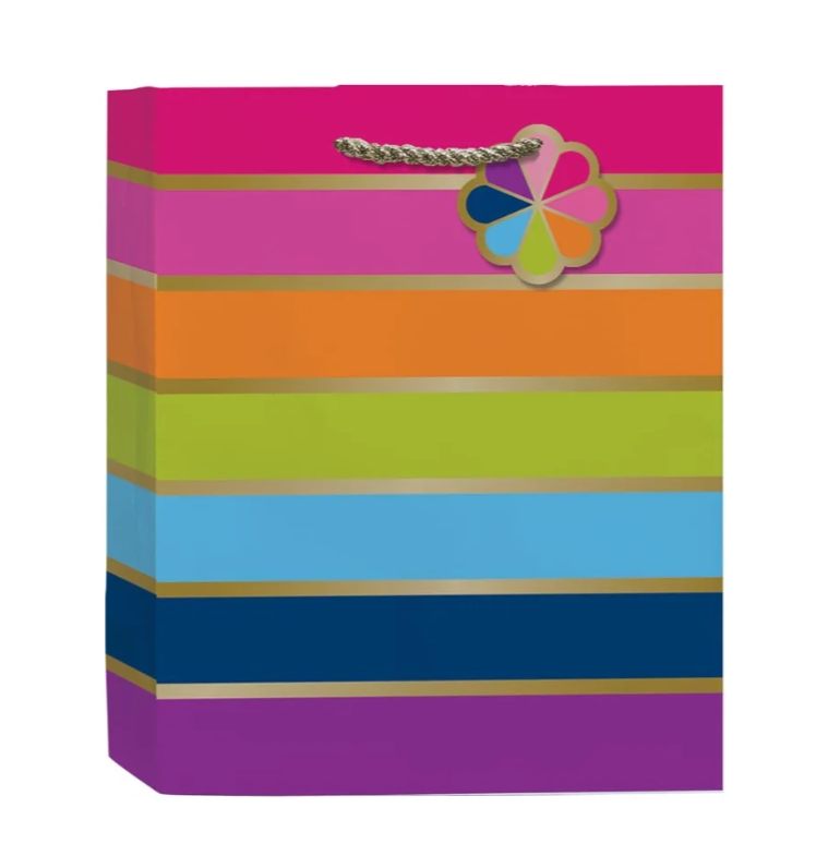Razzle And Dazzle Pinwheels Medium Gift Bag