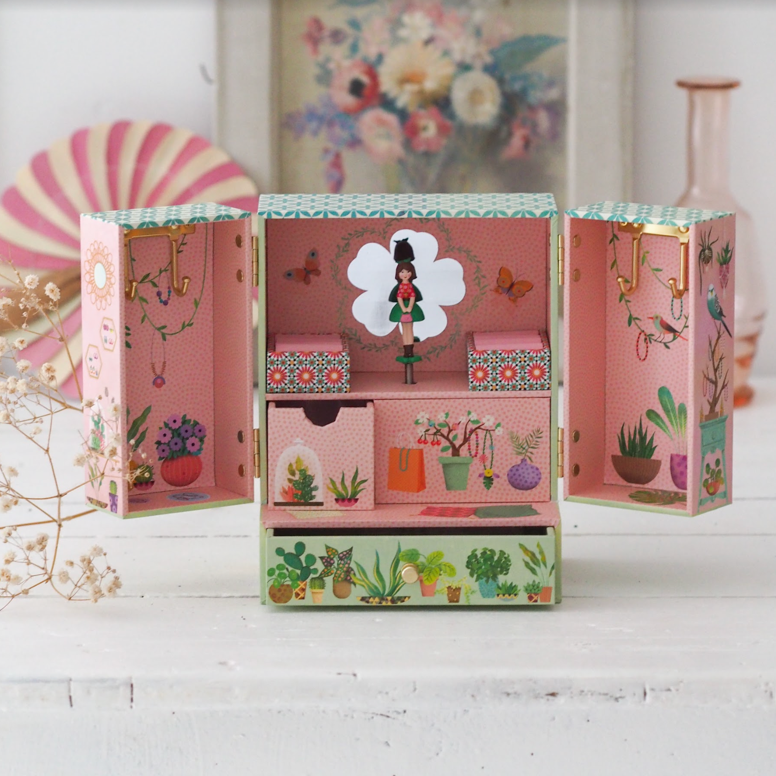 Djeco Music Box Secret Garden – Musical Jewelry Box