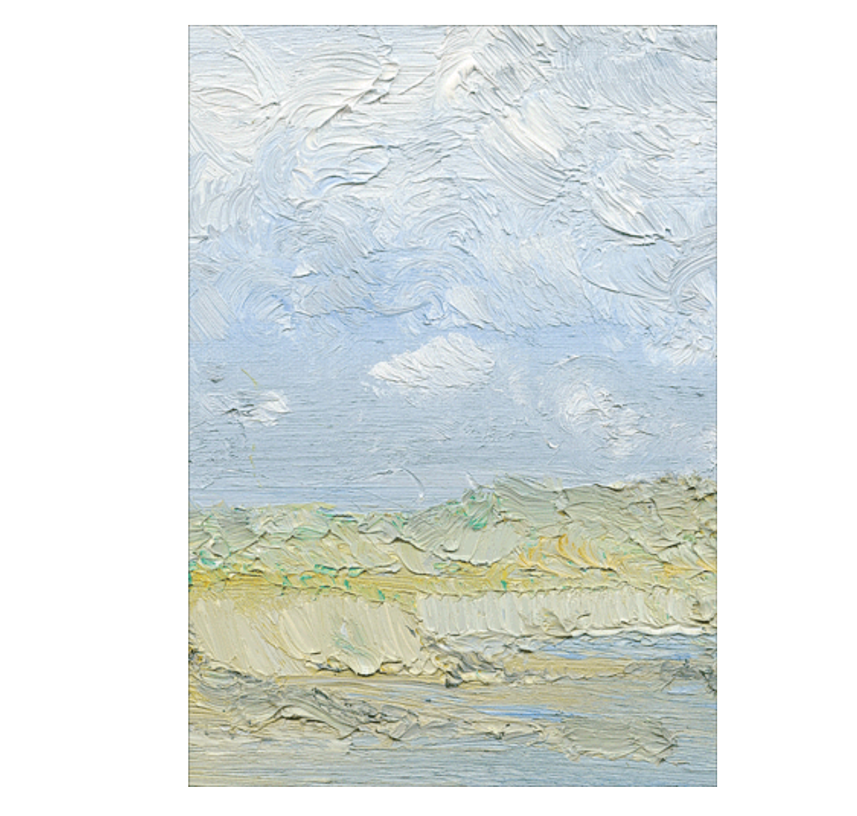 Caspari – Coastal Cliffs Sympathy Card – 1 Card & 1 Envelope