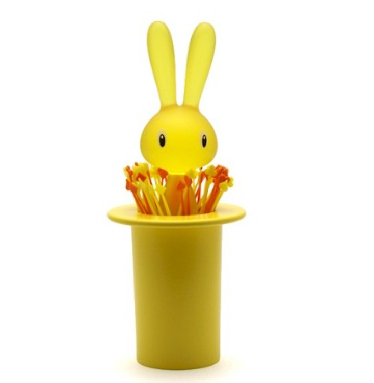 Alessi Magic Bunny Toothpick Holder – Yellow