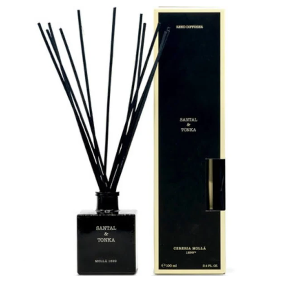 Cereria Molla - Santal & Tonka Reed Diffuser – 3.4oz