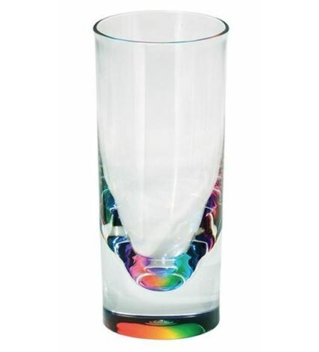 Rainbow Teardrop Acrylic Tumbler –14oz