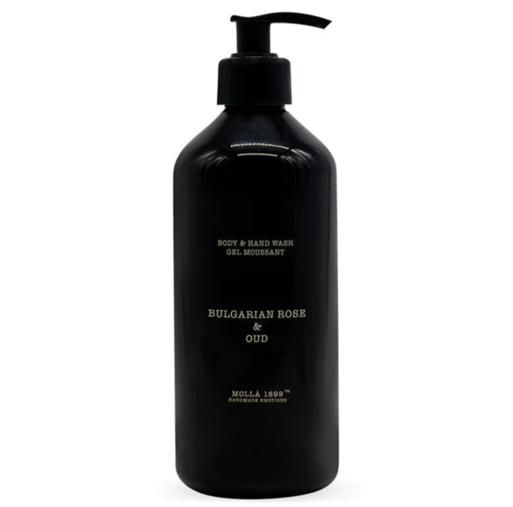 Cereria Molla Body & Hand Wash – Bulgarian Rose & Oud – 16.9oz