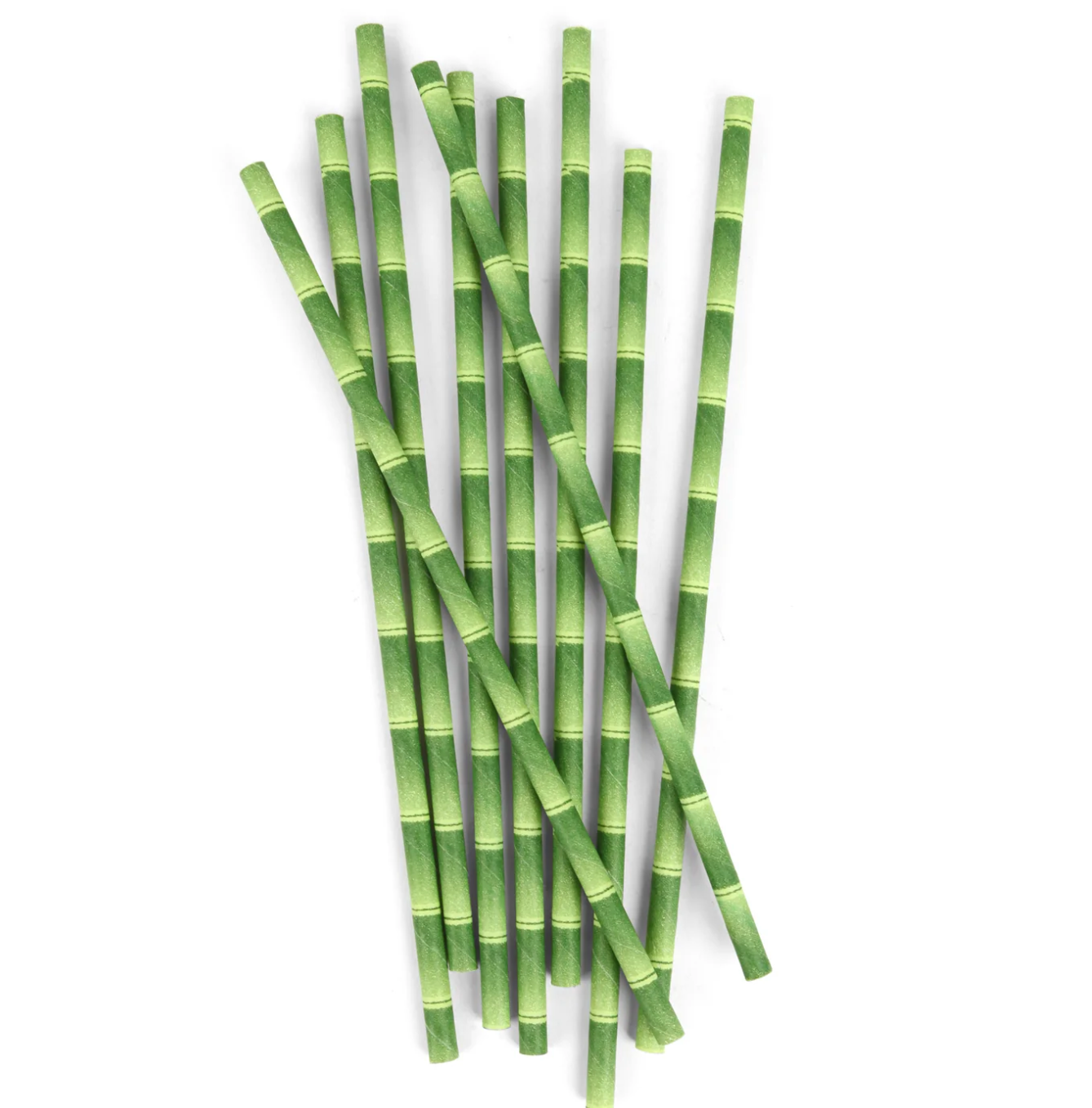 Kikkerland Bamboo Style Paper Straws – Box of 144