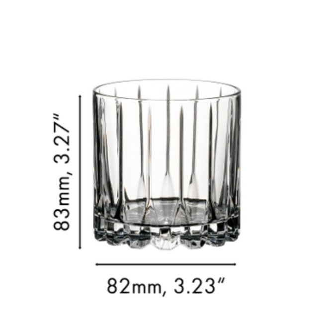 Riedel Drink Specific Collection – Crystal Rocks Glasses – Set of 2 – 10oz.