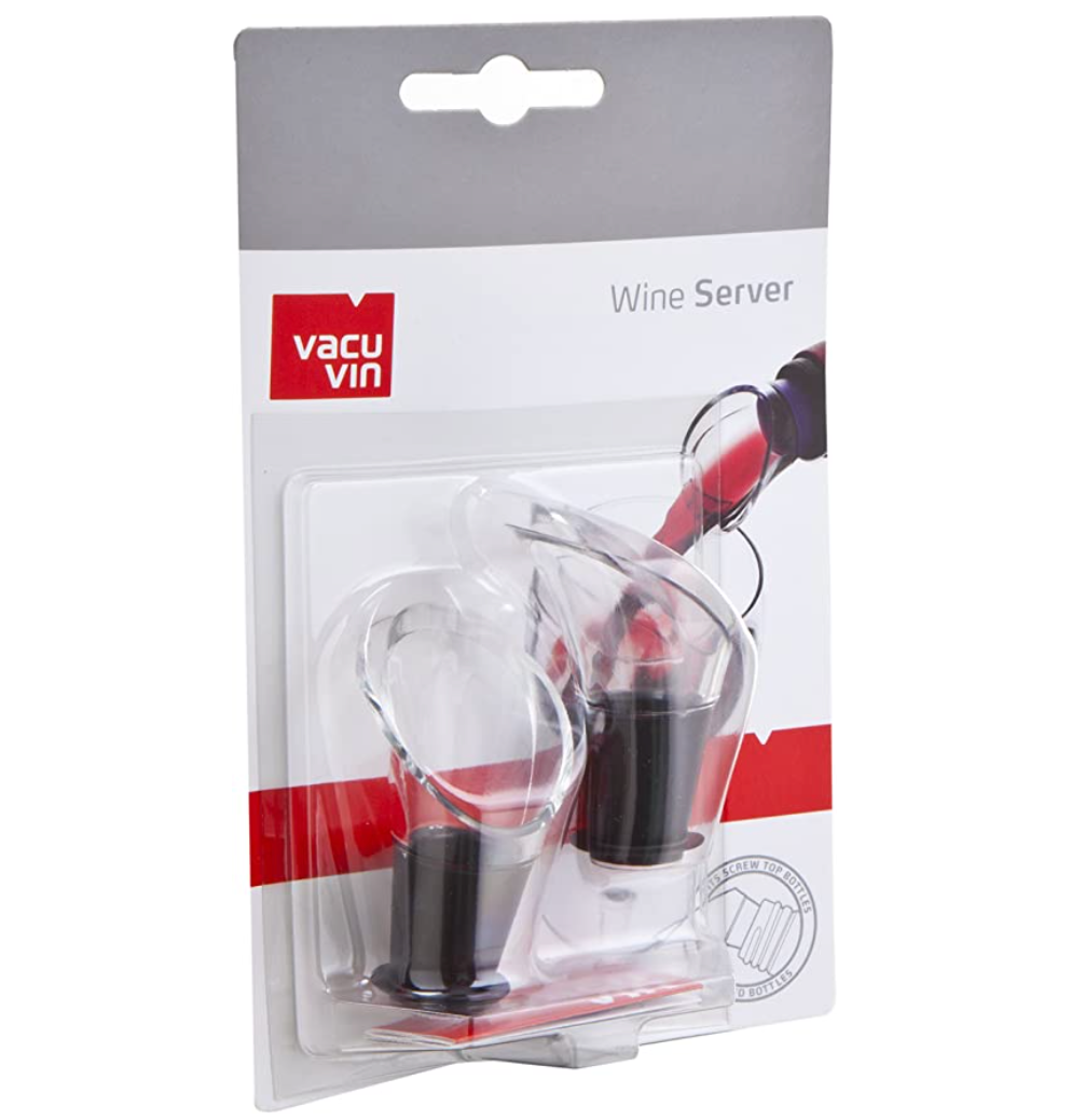 Vacu Vin J-Hook Wine Crystal Server Pourer – Set of 2