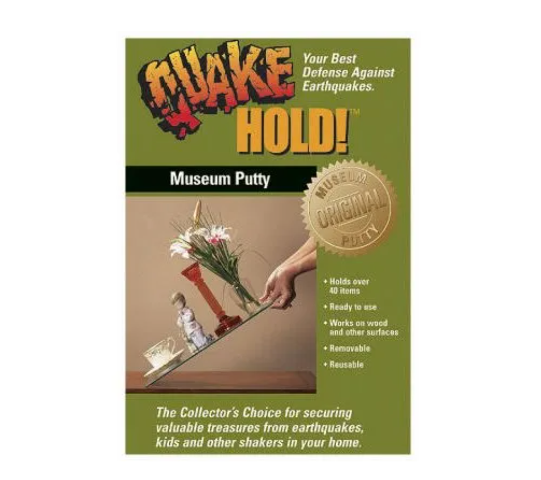 Quakehold White Tack and Stick Putty – 2.64oz