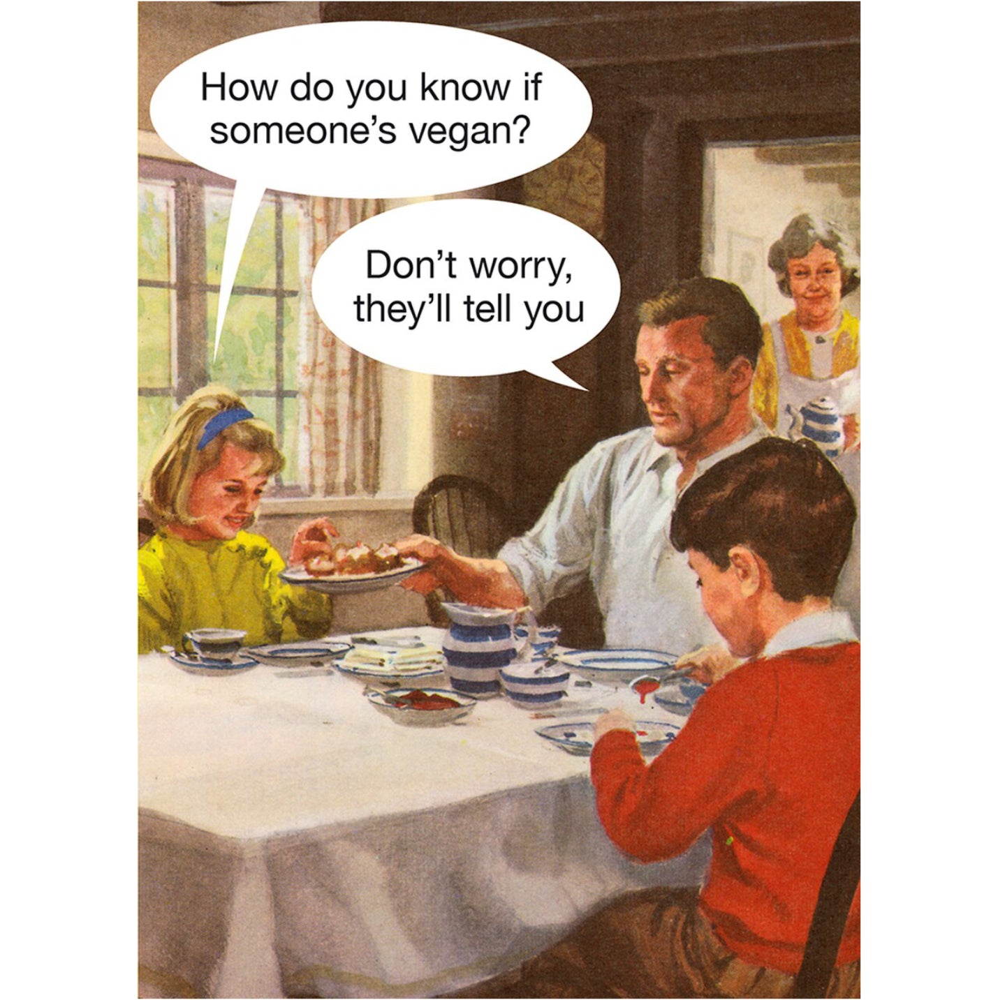 Ladybird Books Card – Vegan