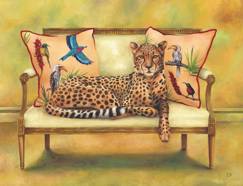 Wildlife At Leisure – Elephant And Friends Note Cards – Set of 6