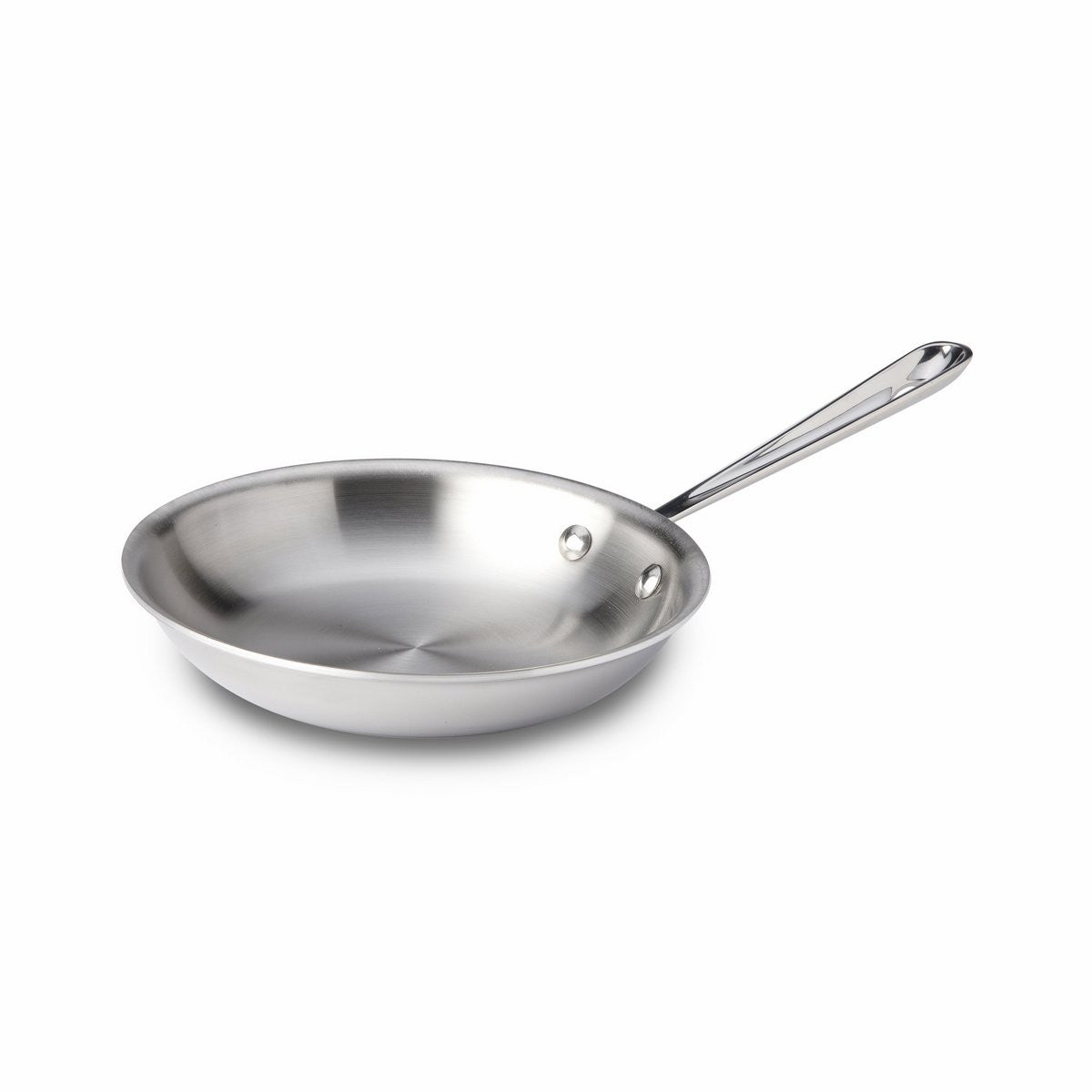 All-Clad D3 Stainless Steel Nonstick 10 Skillet with Spatula, Silver