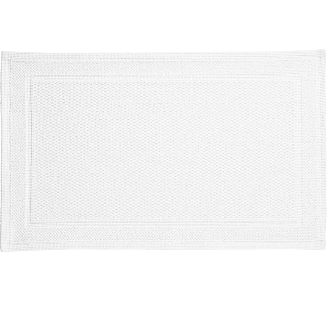 Kassatex Athens Bath Rug – White