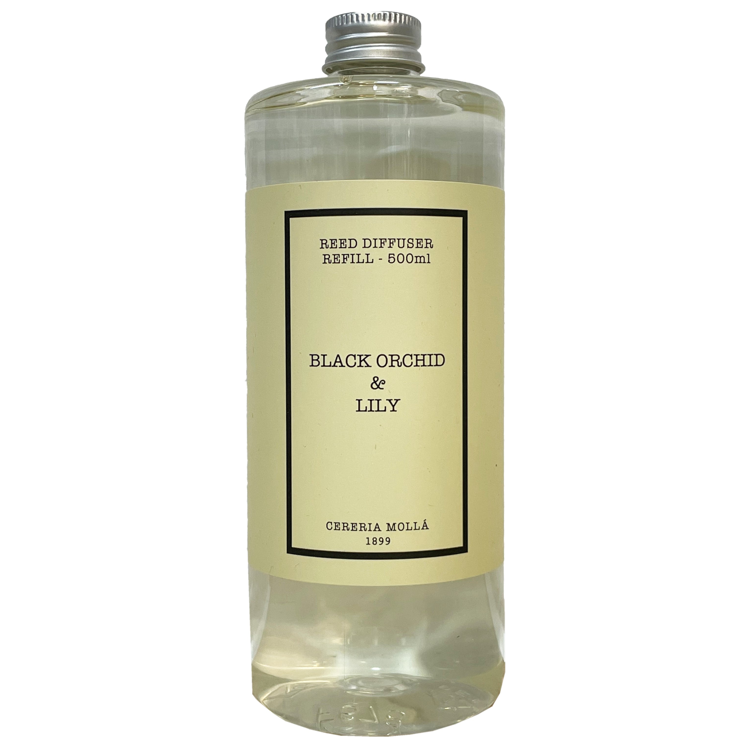Cereria Molla - Black Orchid & Lily Diffuser Oil Refill – 16.9oz