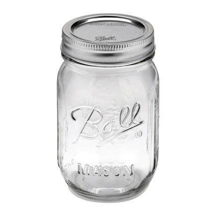 Ball Regular Mouth 16oz Mason Canning Jar – Single