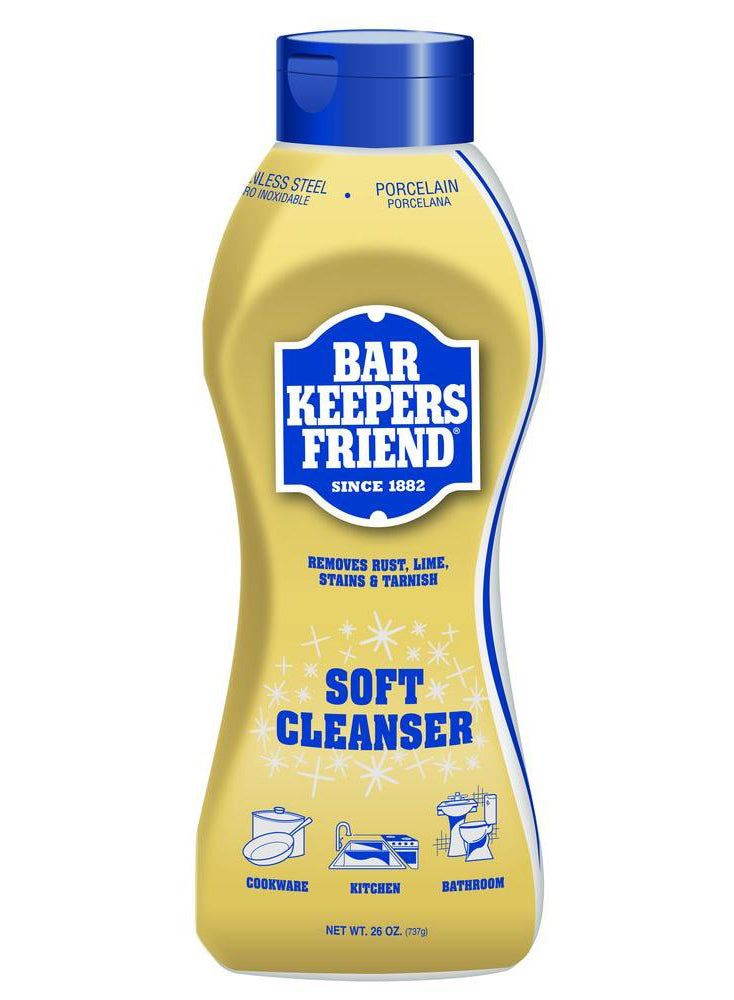 Bar Keepers Friend Powder Cleanser 12 Oz - Multipurpose Cleaner & Stain  Remover - Bathroom, Kitchen & Outdoor Use - for Stainless Steel, Aluminum