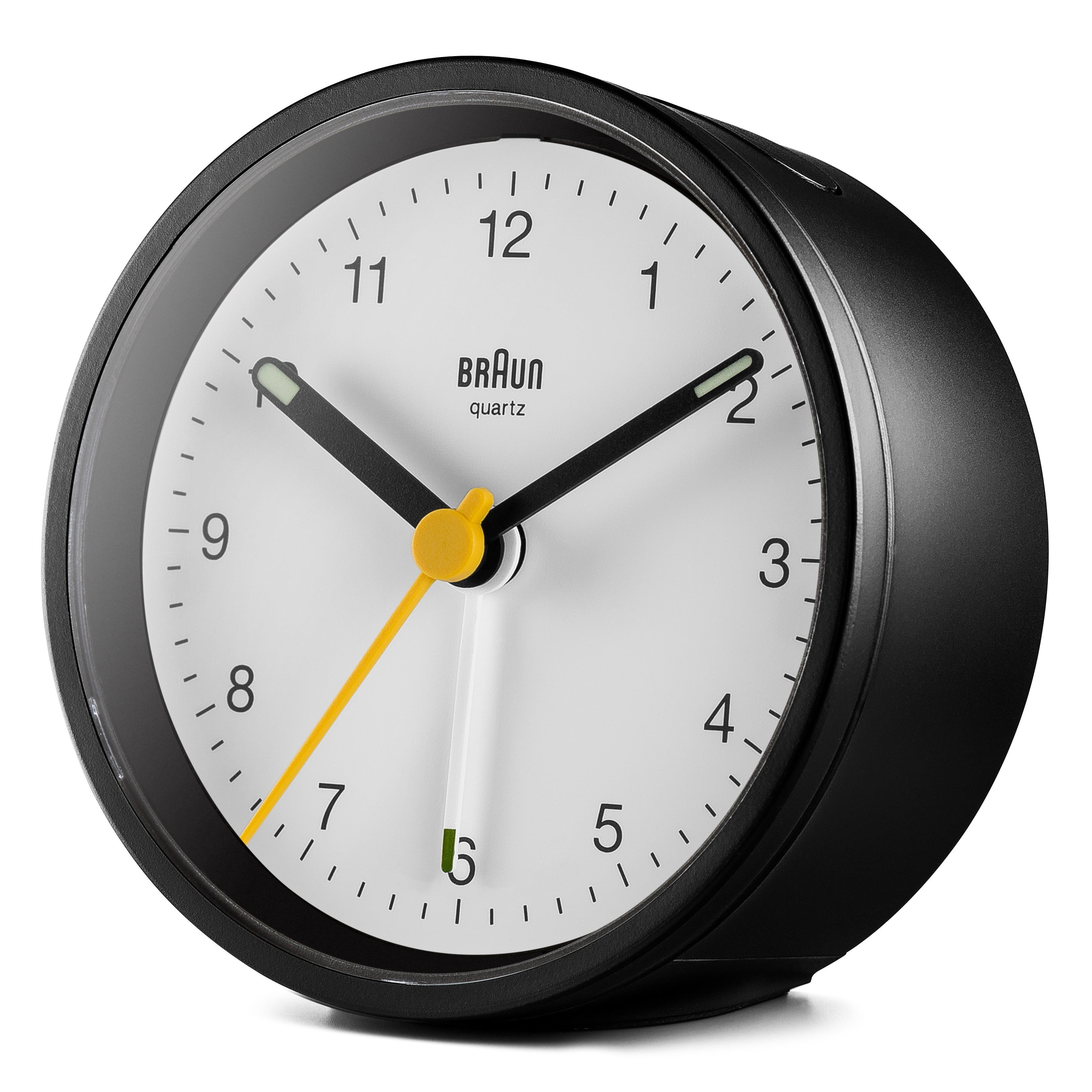 Braun Classic Alarm Analogue Clock – Black/White